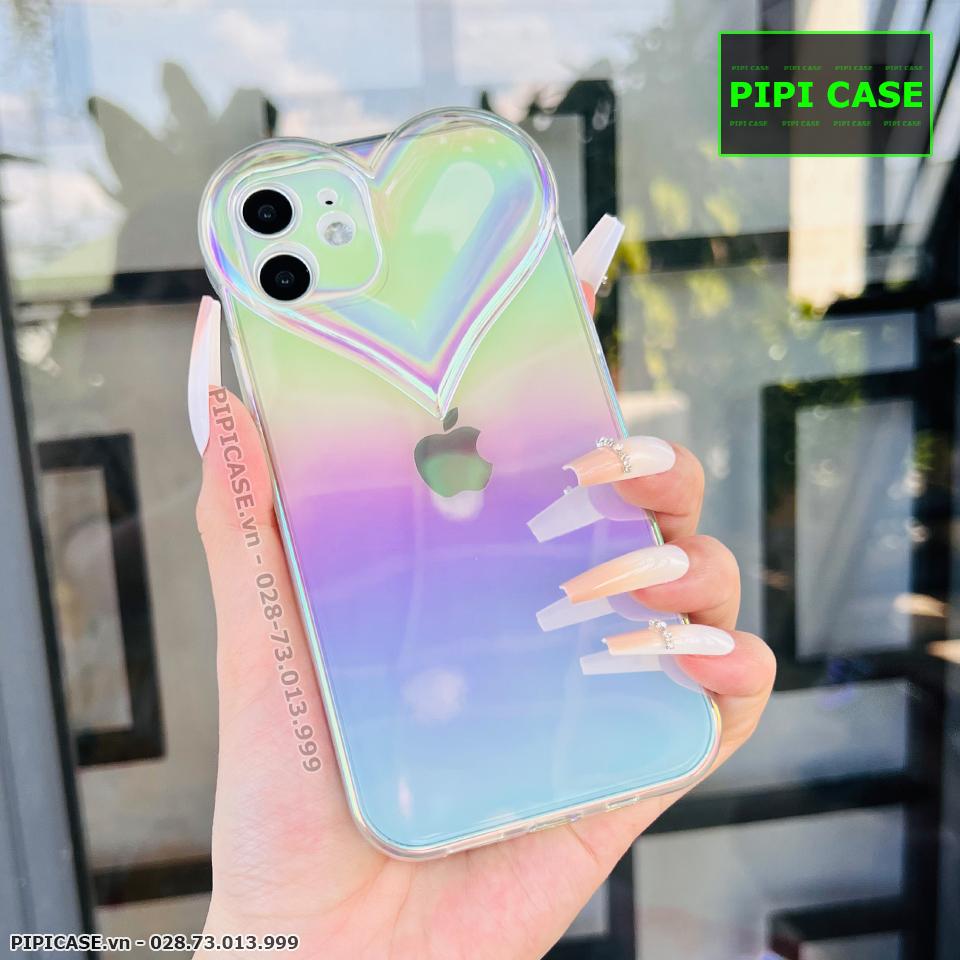Ốp Lưng iPhone 12 - Ruby - Trắng