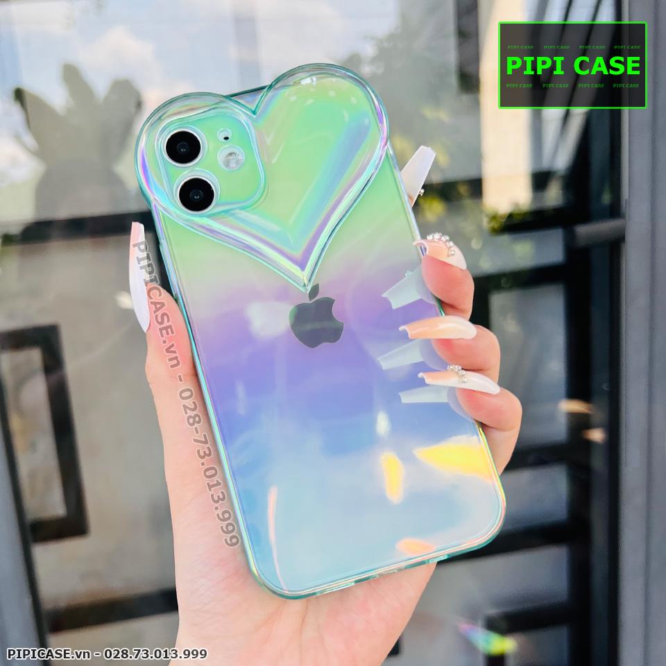 Ốp Lưng iPhone 12 - Ruby - Xanh