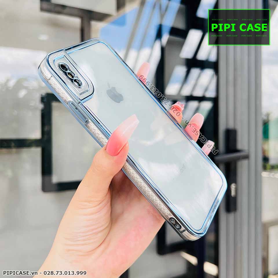 Ốp Lưng iPhone X / XS - Mia - Xanh