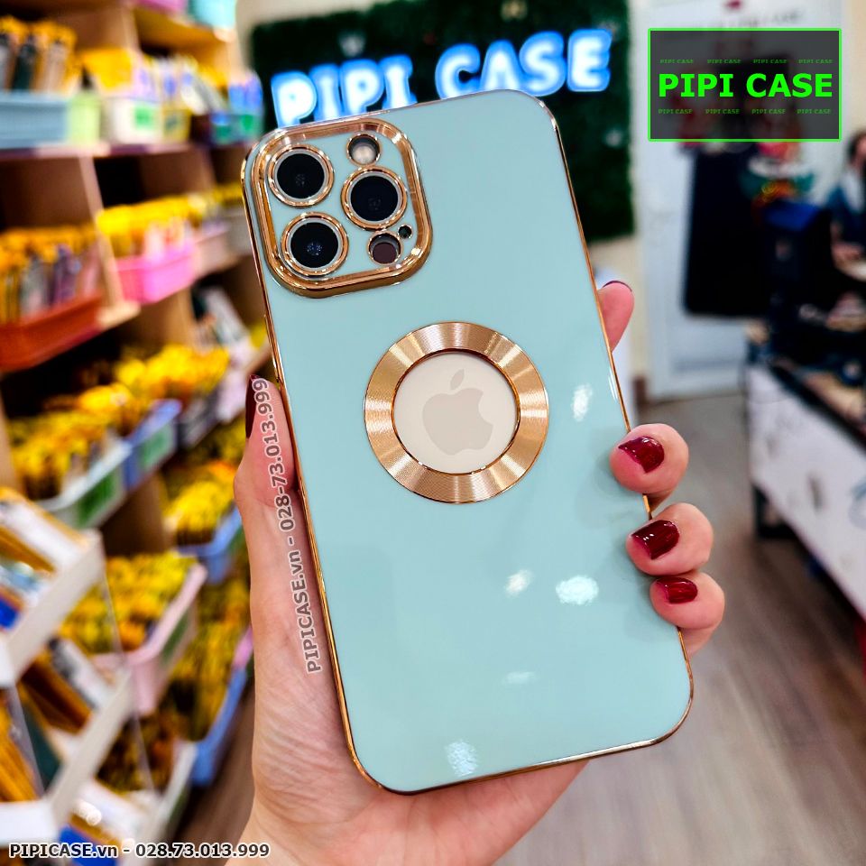 Ốp Lưng iPhone 13 Pro Max - Pandora - Xanh Mint