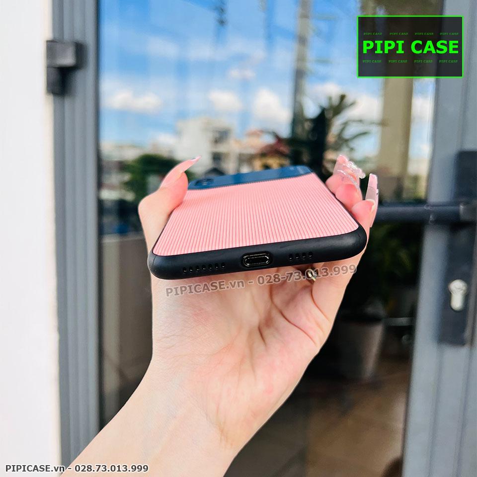 Ốp Lưng iPhone X / XS - Lens Sọc - Hồng