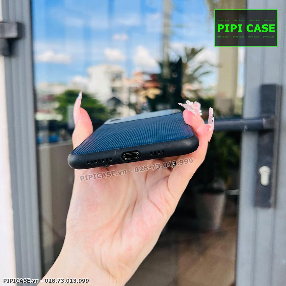 Ốp Lưng iPhone X / XS - Lens Sọc - Xanh Dương
