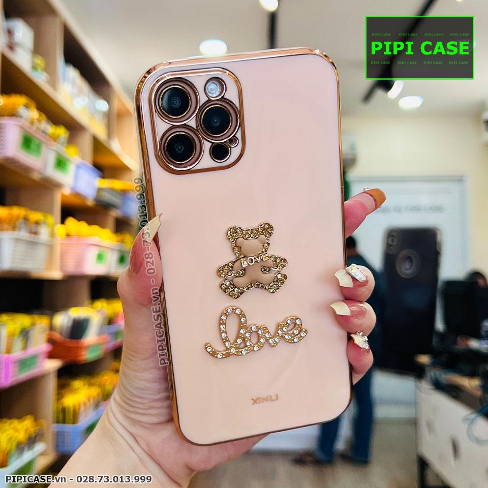 Ốp Lưng iPhone 12 Pro - Love - Vàng
