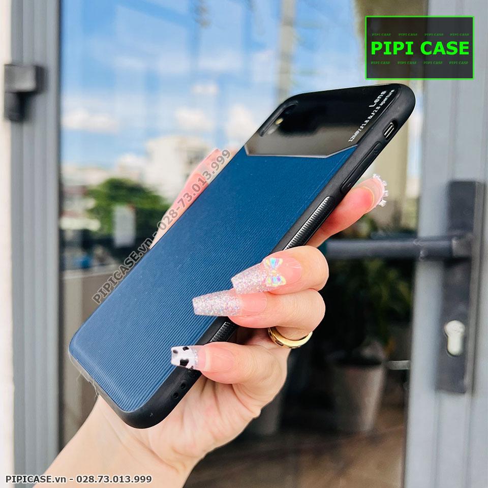 Ốp Lưng iPhone X / XS - Lens Sọc - Xanh Dương
