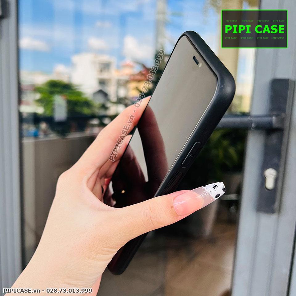Ốp Lưng iPhone X / XS - Lens Sọc - Xanh Rêu