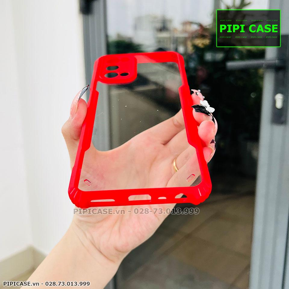 Ốp Lưng Oppo A74 5G - Bigtal - Đỏ