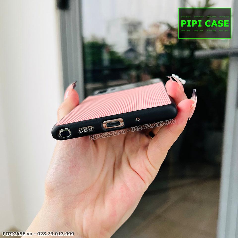 Ốp Lưng Samsung Note 10 Plus - Lens Sọc - Hồng