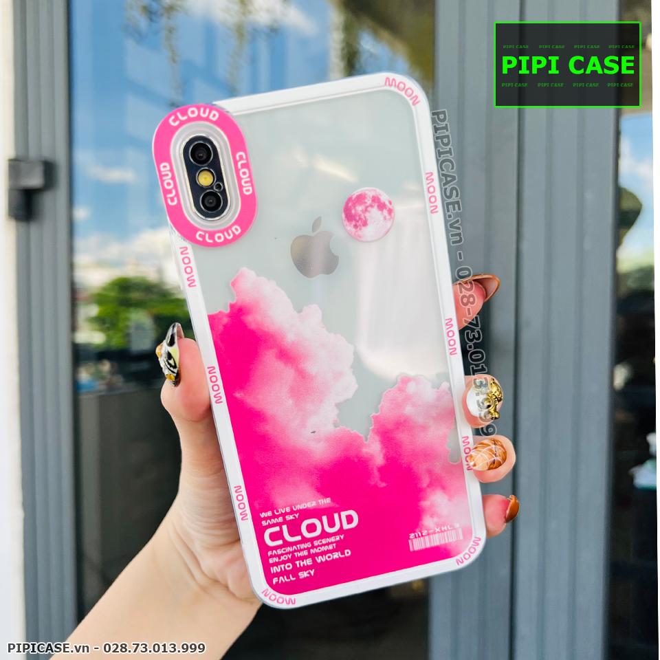 Ốp Lưng iPhone X / XS - Cloud - Hồng