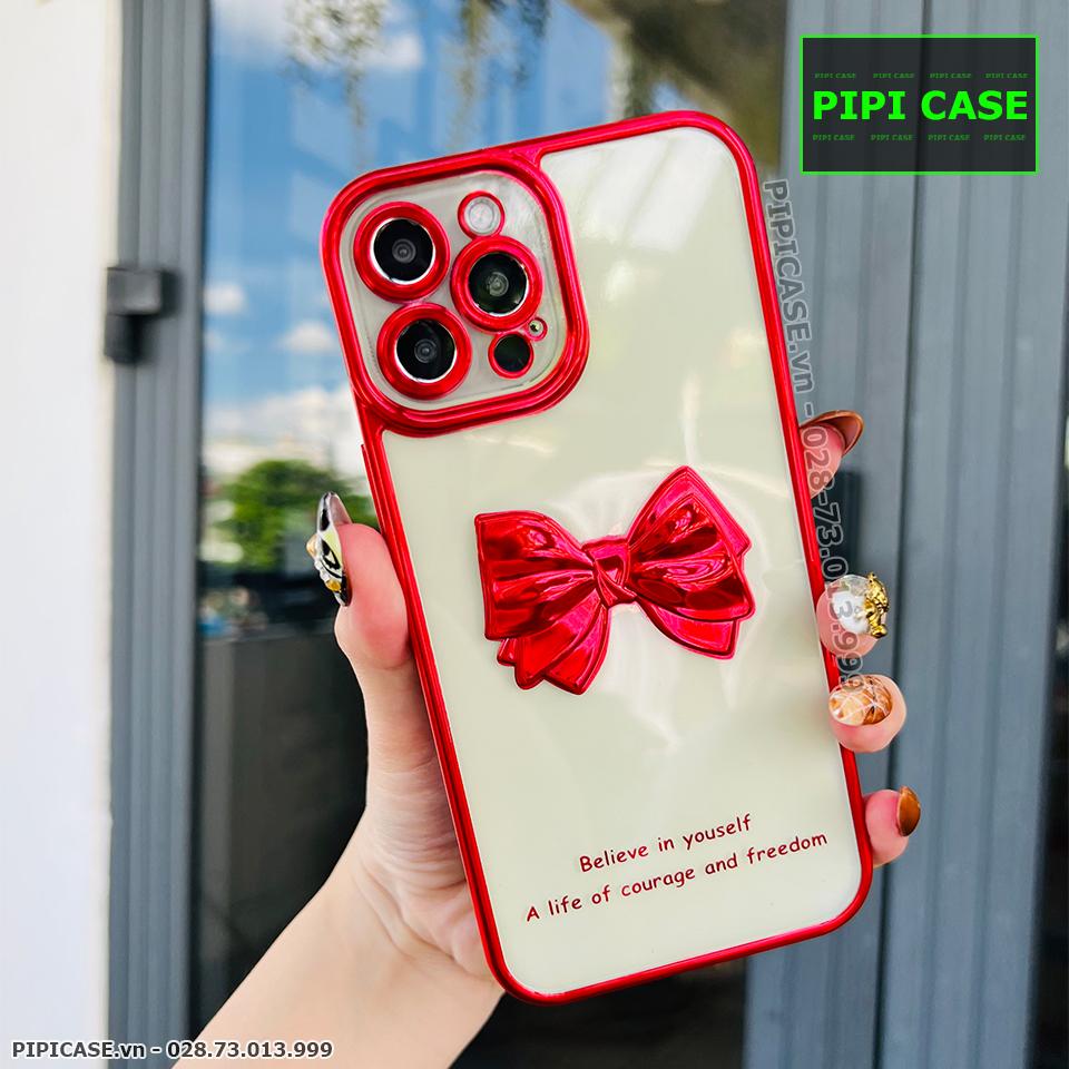 Ốp Lưng iPhone 12 Pro Max - Bling Bling - Đỏ