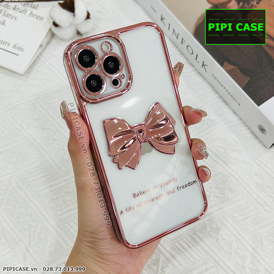 Ốp Lưng iPhone 13 Pro Max - Bling Bling - Hồng