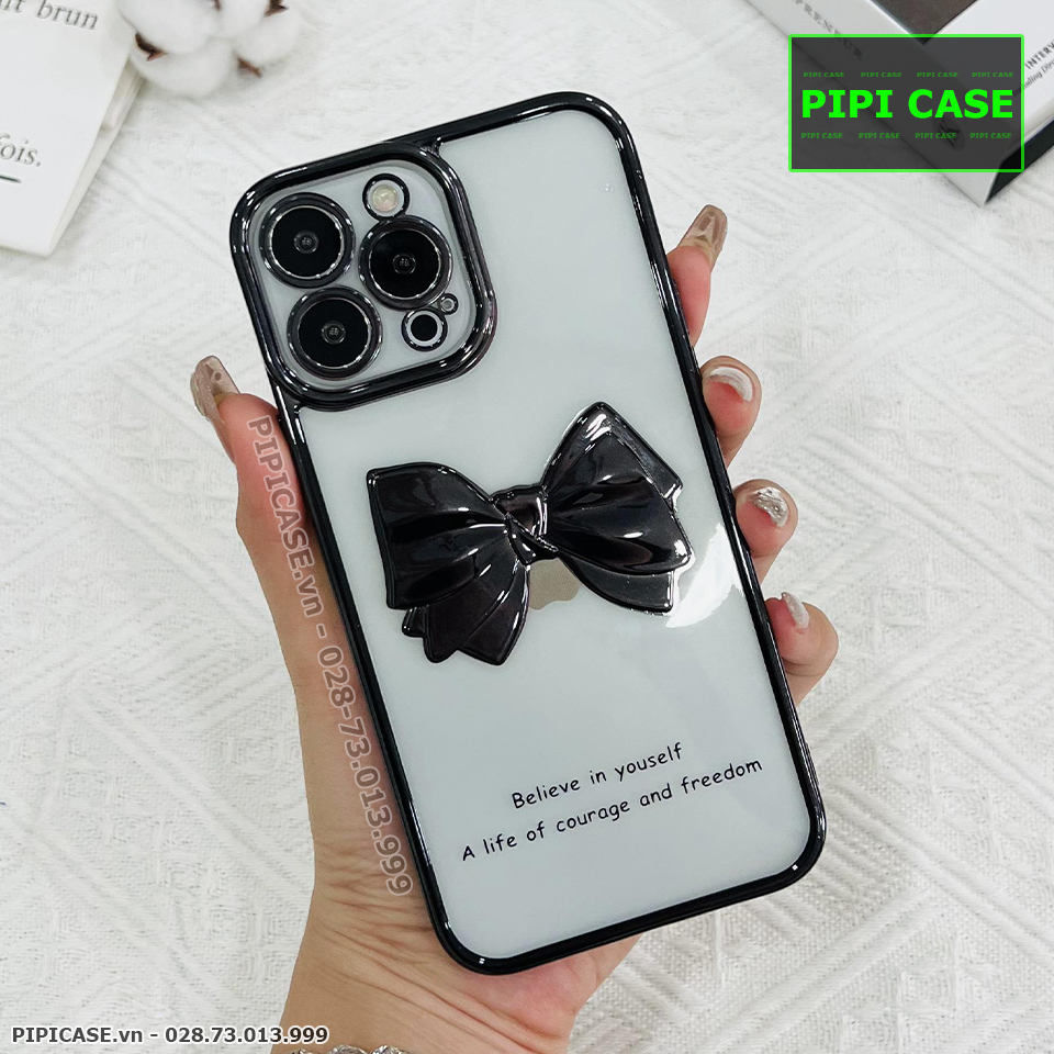 Ốp Lưng iPhone 13 Pro Max - Bling Bling - Đen
