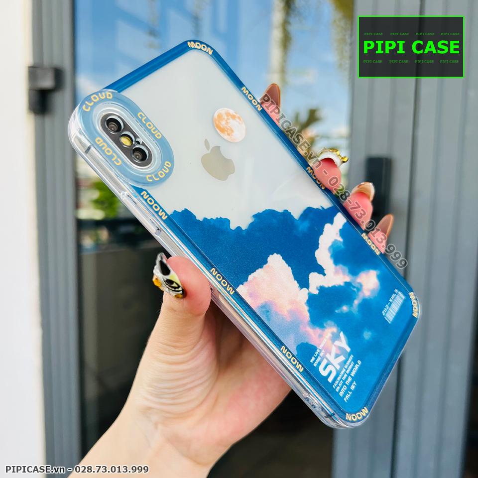 Ốp Lưng iPhone X / XS - Cloud - Xanh