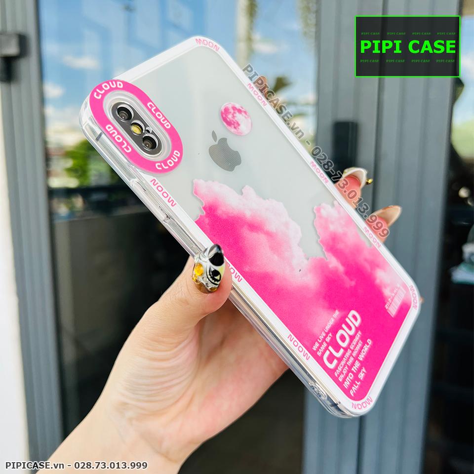 Ốp Lưng iPhone XS Max - Cloud - Hồng