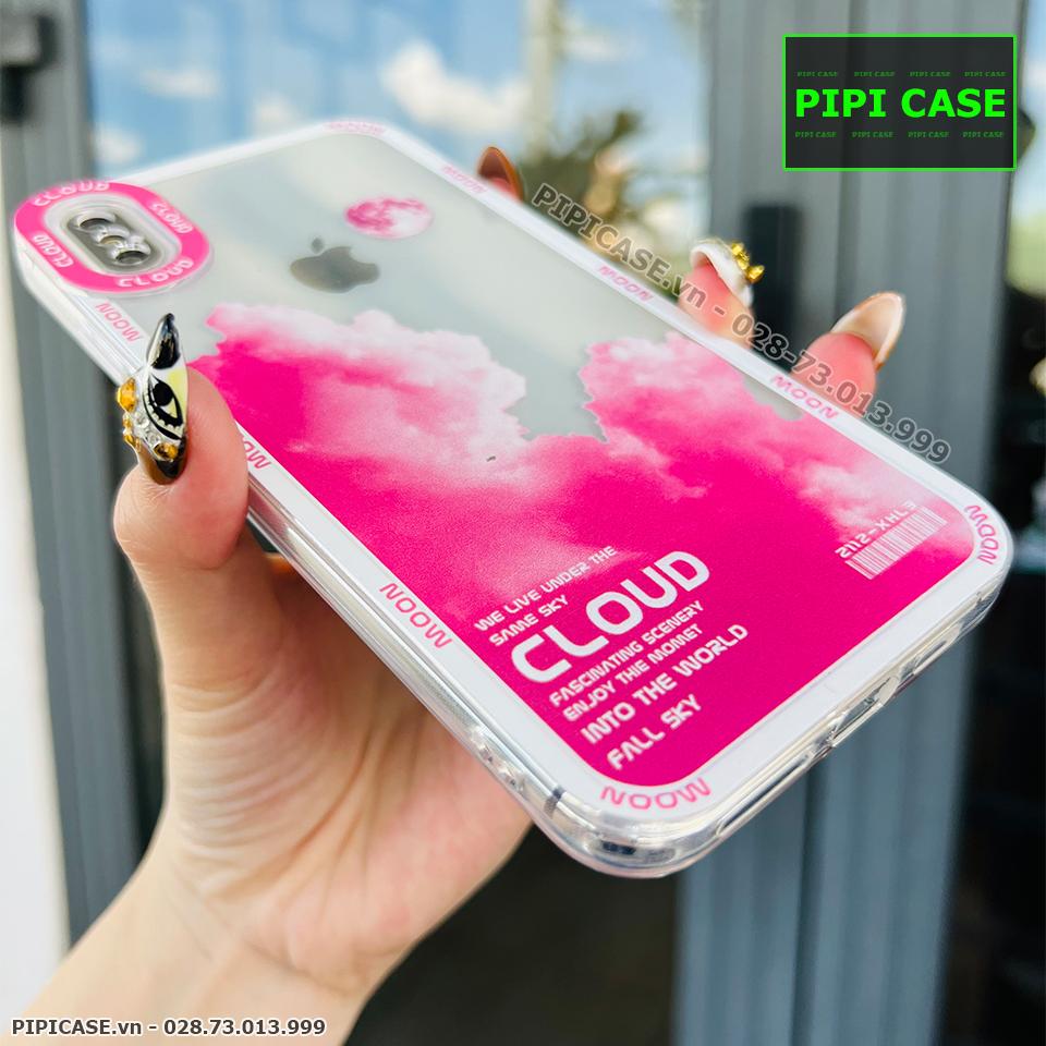 Ốp Lưng iPhone XS Max - Cloud - Hồng