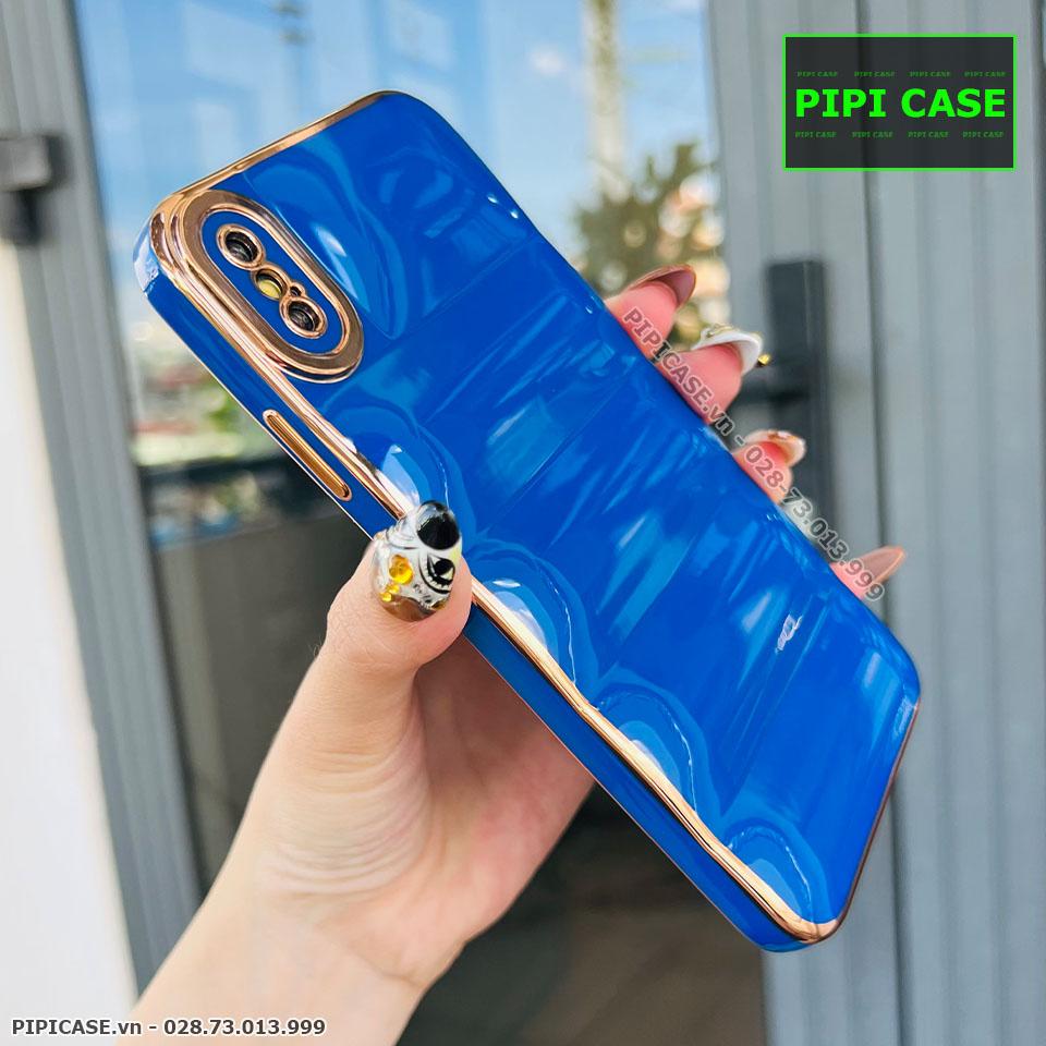 Ốp Lưng iPhone X / XS - Jame - Xanh Dương