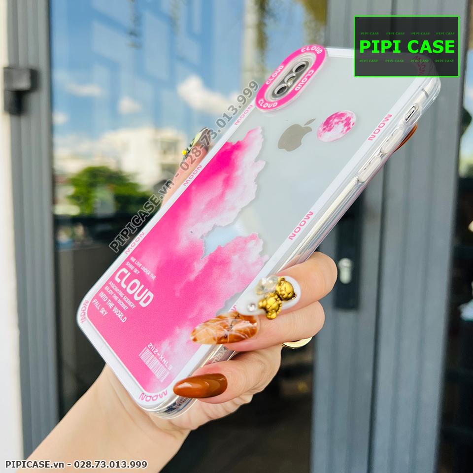 Ốp Lưng iPhone XS Max - Cloud - Hồng