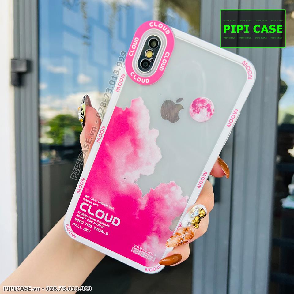 Ốp Lưng iPhone XS Max - Cloud - Hồng