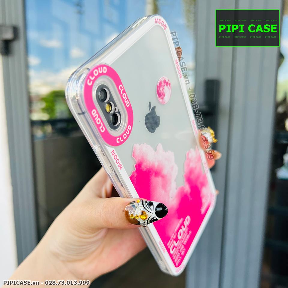 Ốp Lưng iPhone XS Max - Cloud - Hồng
