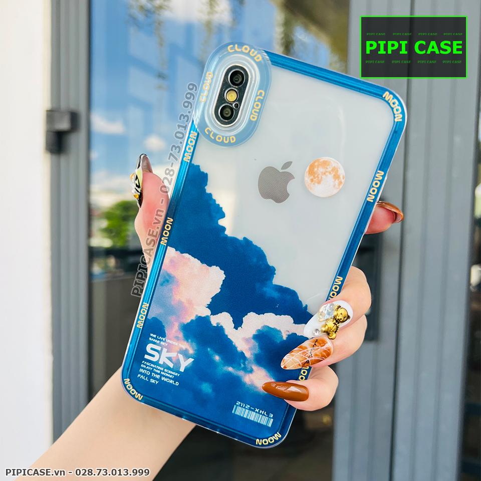 Ốp Lưng iPhone X / XS - Cloud - Xanh