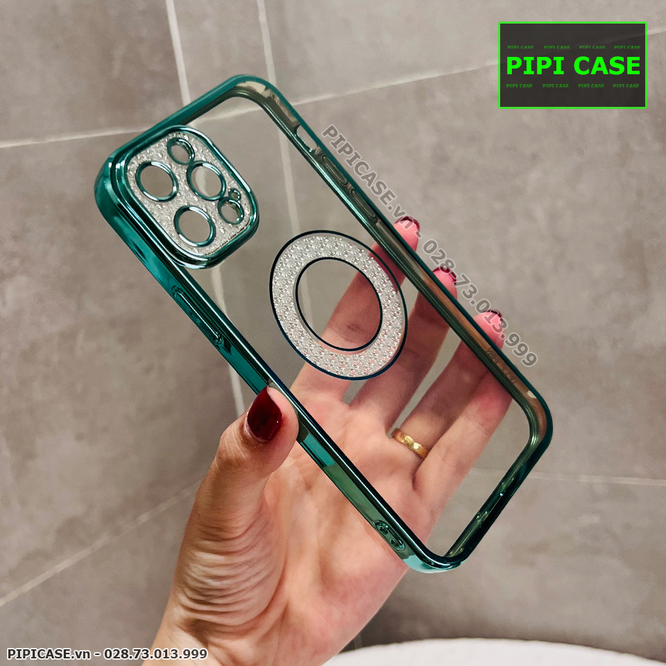 Ốp Lưng iPhone 12 Pro - Gemma - Xanh Mint
