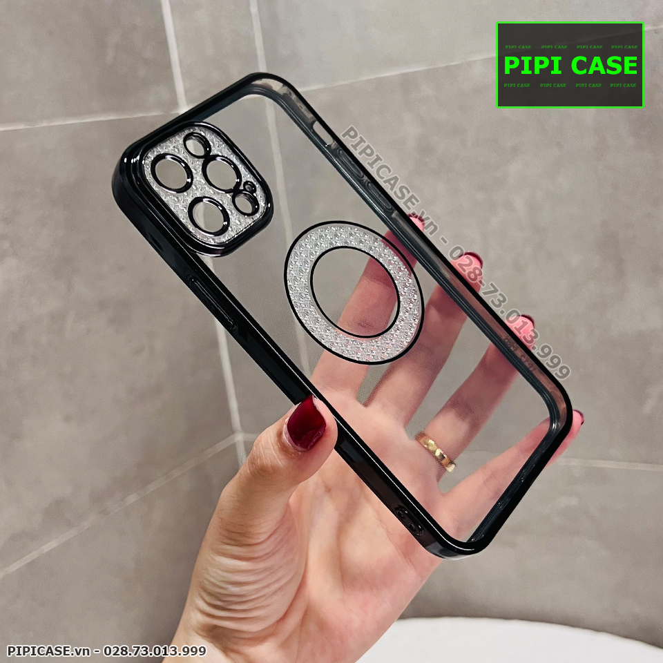 Ốp Lưng iPhone 12 Pro - Gemma - Đen