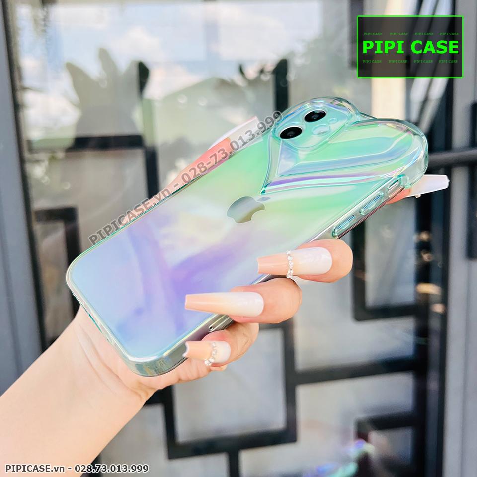 Ốp Lưng iPhone 12 - Ruby - Xanh
