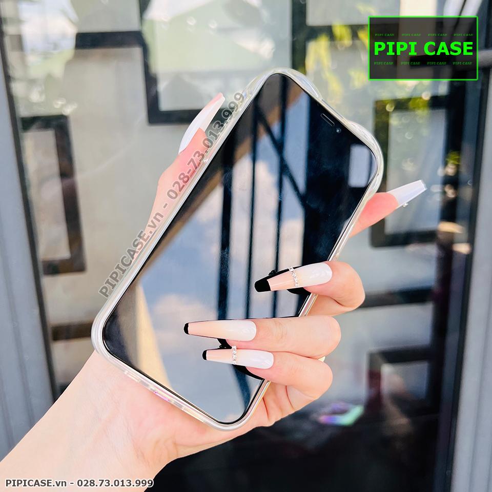 Ốp Lưng iPhone 12 - Ruby - Trắng