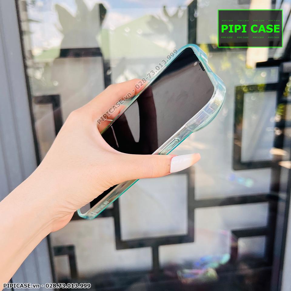 Ốp Lưng iPhone 13 Pro - Ruby - Xanh