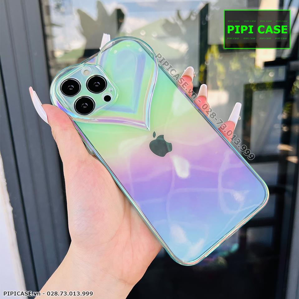 Ốp Lưng iPhone 13 Pro - Ruby - Xanh
