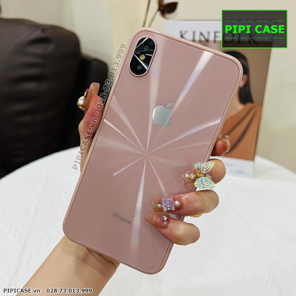 Ốp Lưng iPhone X / XS - Calyn - Hồng Đất