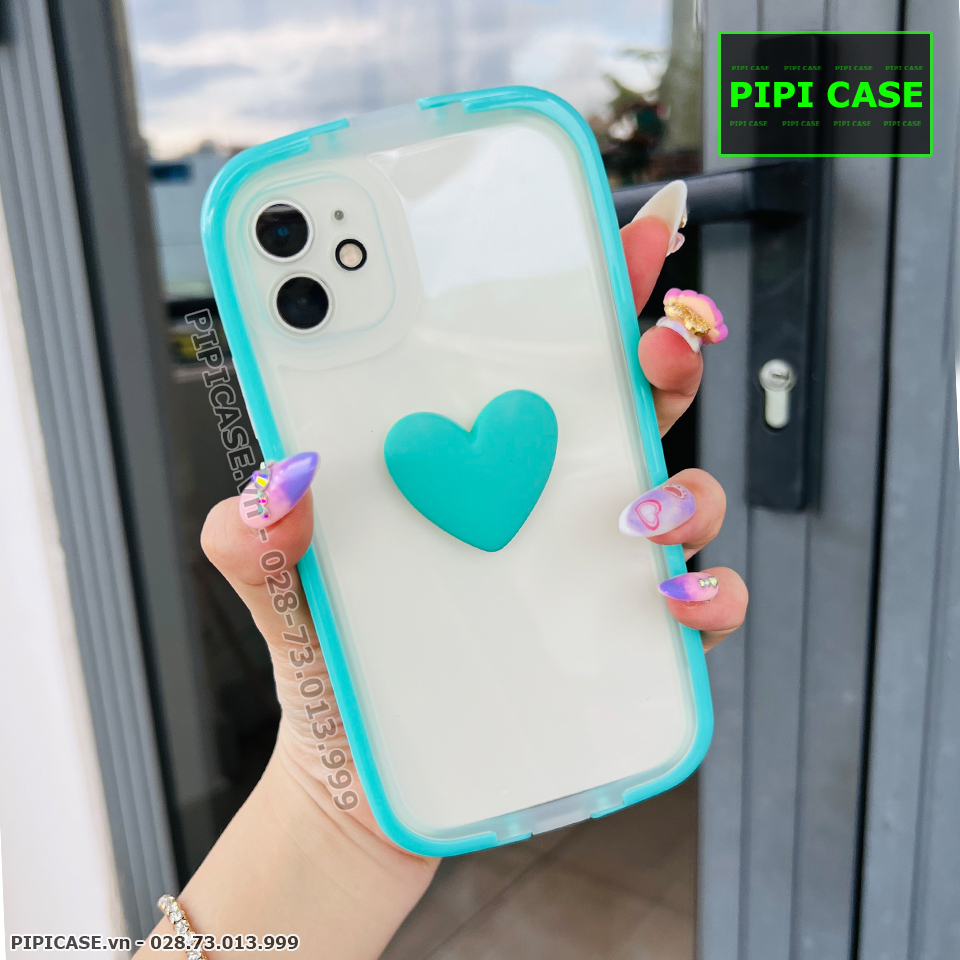 Ốp Lưng iPhone 12 - Young Mi - Xanh Mint