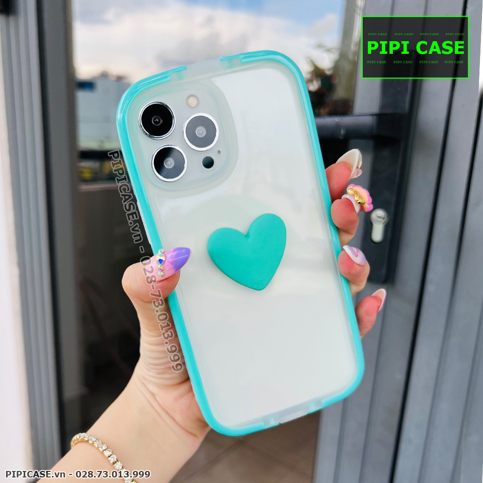 Ốp Lưng iPhone 13 Pro Max - Young Mi - Xanh Mint