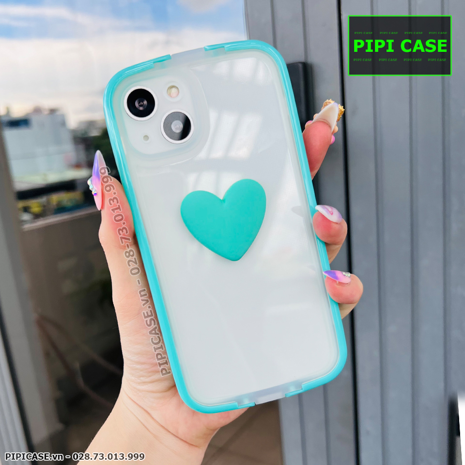 Ốp Lưng iPhone 13 - Young Mi - Xanh Mint