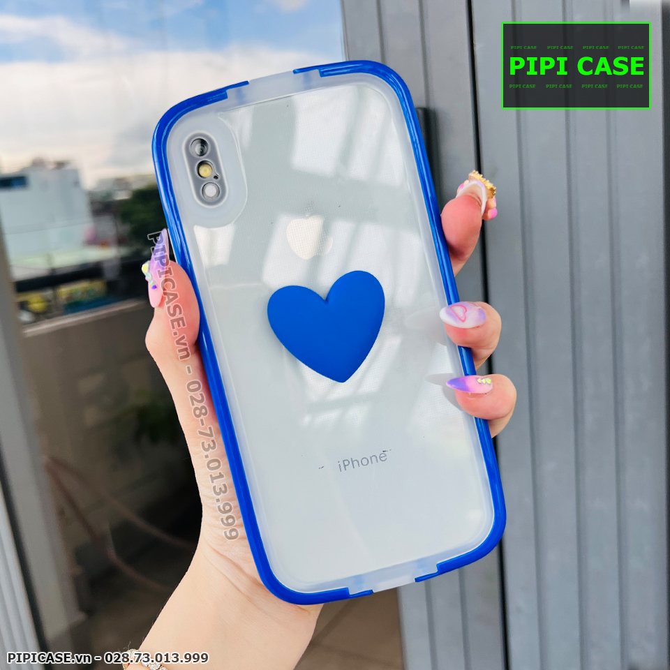 Ốp Lưng iPhone X / XS - Young Mi - Xanh Dương