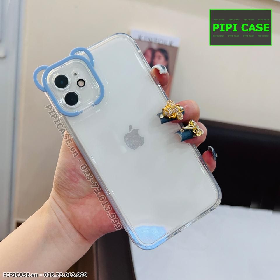 Ốp Lưng iPhone 12 - Luna - Xanh Nhạt