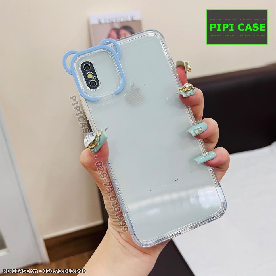 Ốp Lưng iPhone X / XS - Luna - Xanh Nhạt