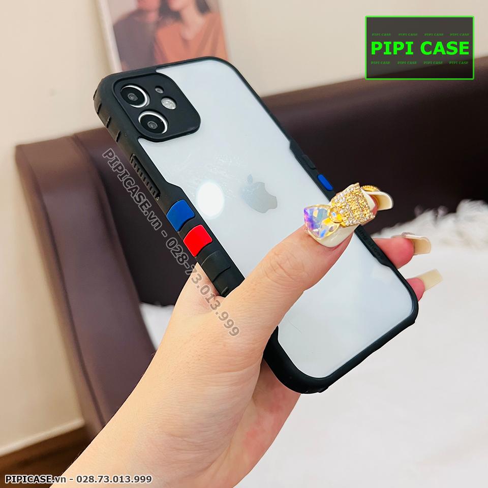 Ốp Lưng iPhone 12 - Running Man - Đen
