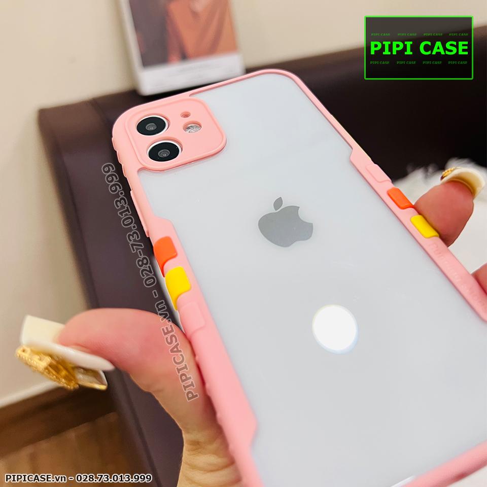 Ốp Lưng iPhone 12 - Running Man - Hồng