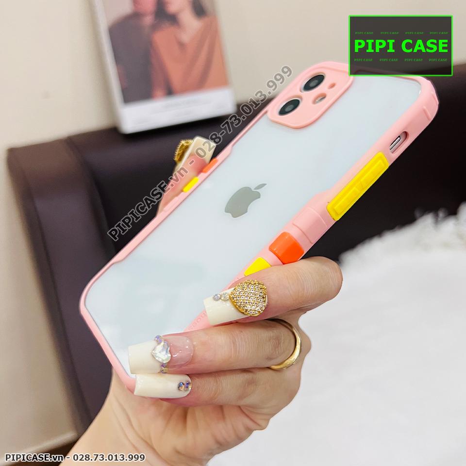 Ốp Lưng iPhone 12 - Running Man - Hồng