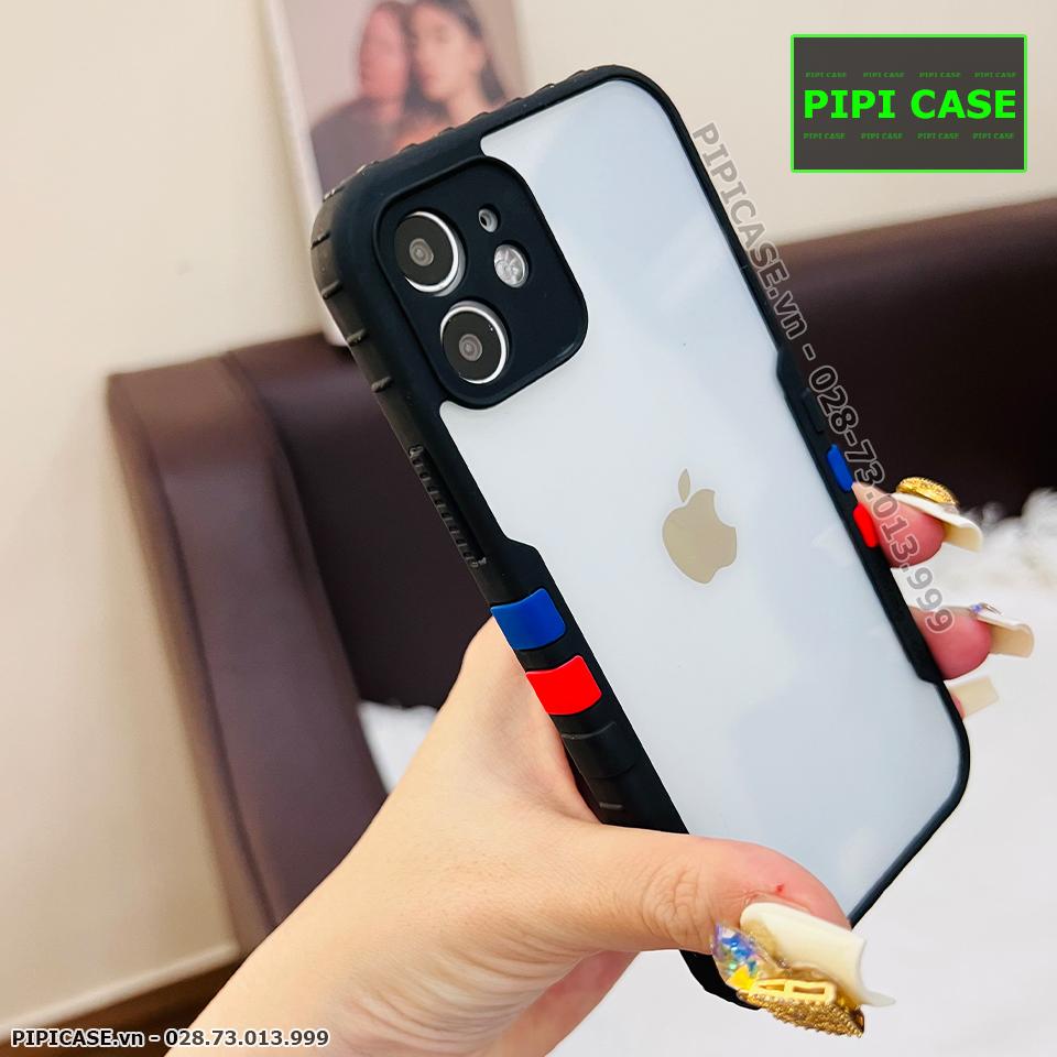 Ốp Lưng iPhone 12 - Running Man - Đen