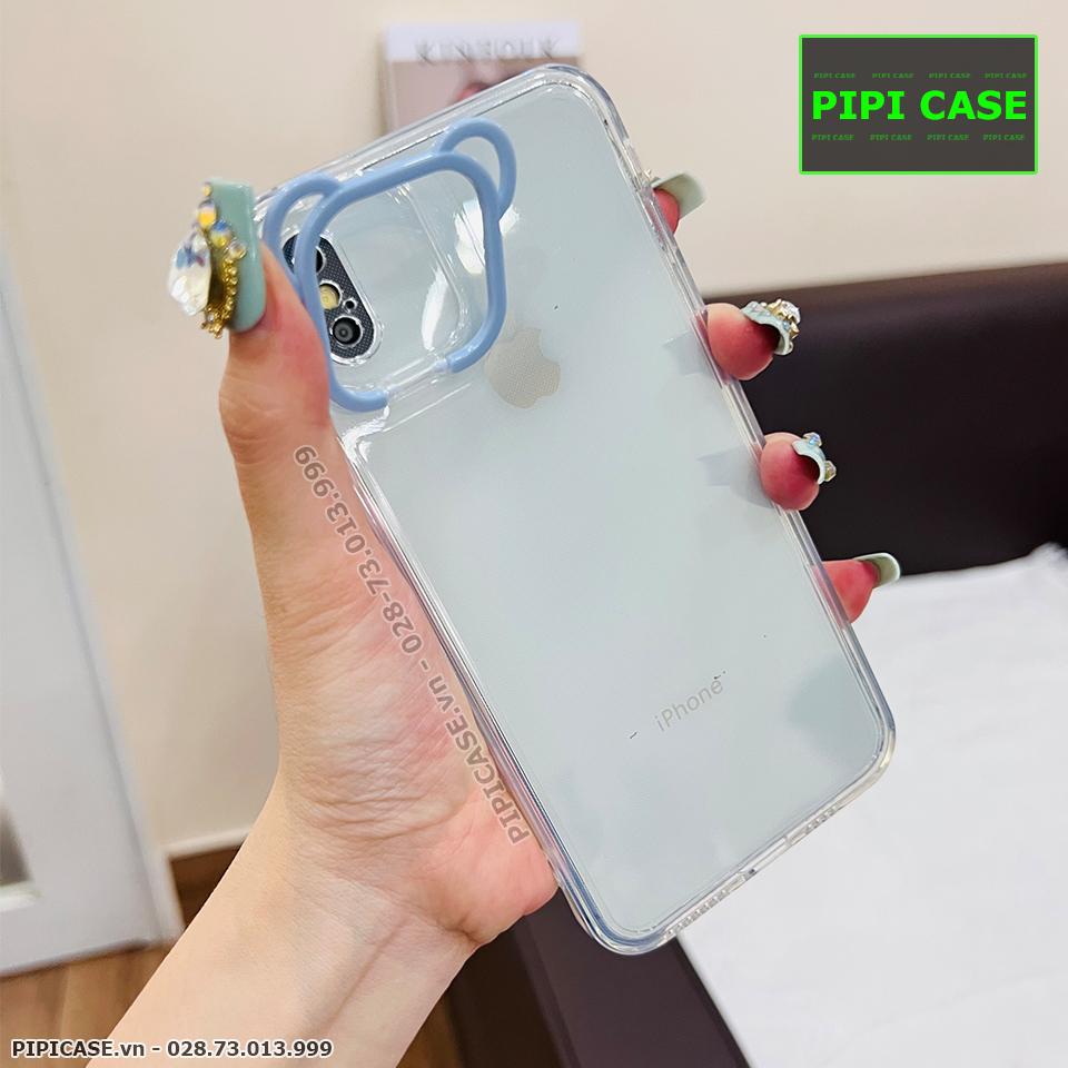 Ốp Lưng iPhone X / XS - Luna - Xanh Nhạt