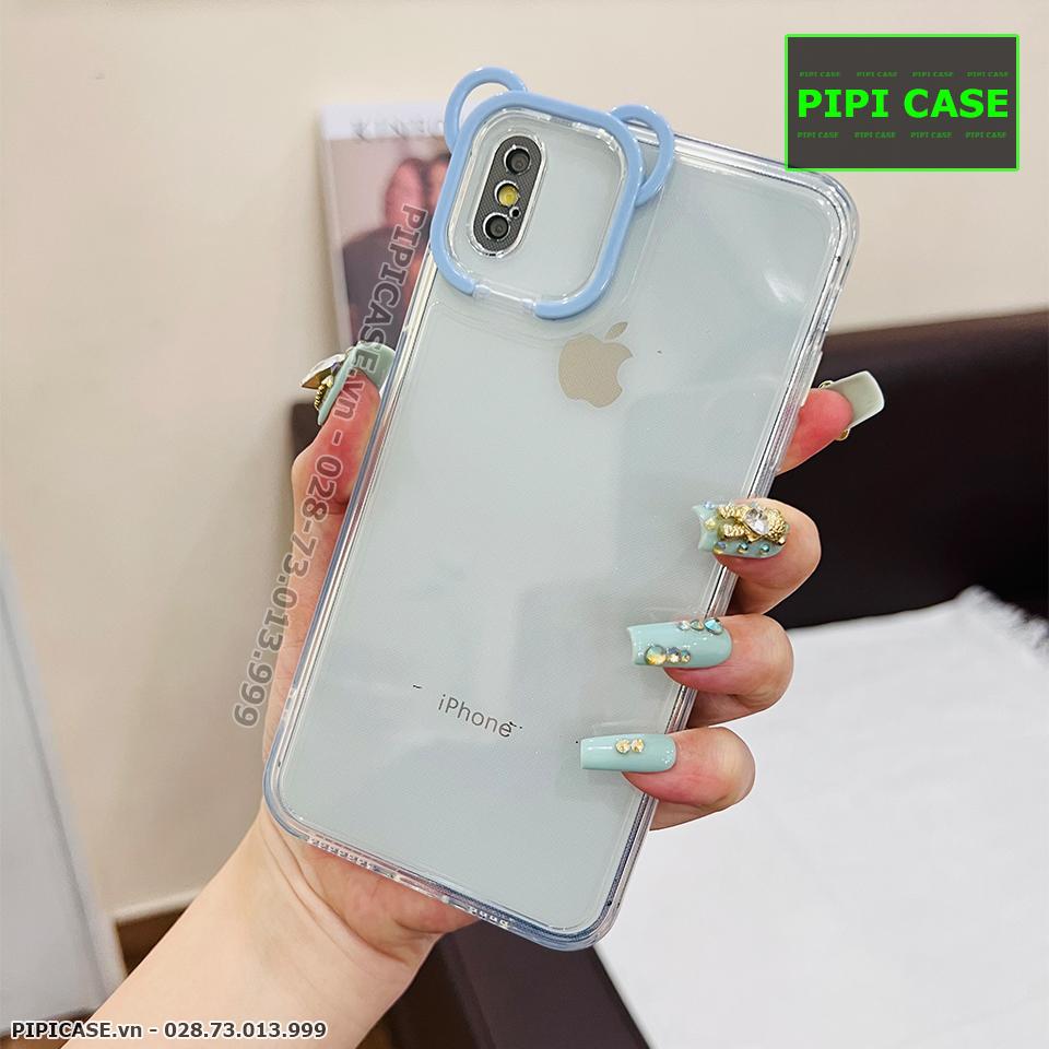 Ốp Lưng iPhone X / XS - Luna - Xanh Nhạt