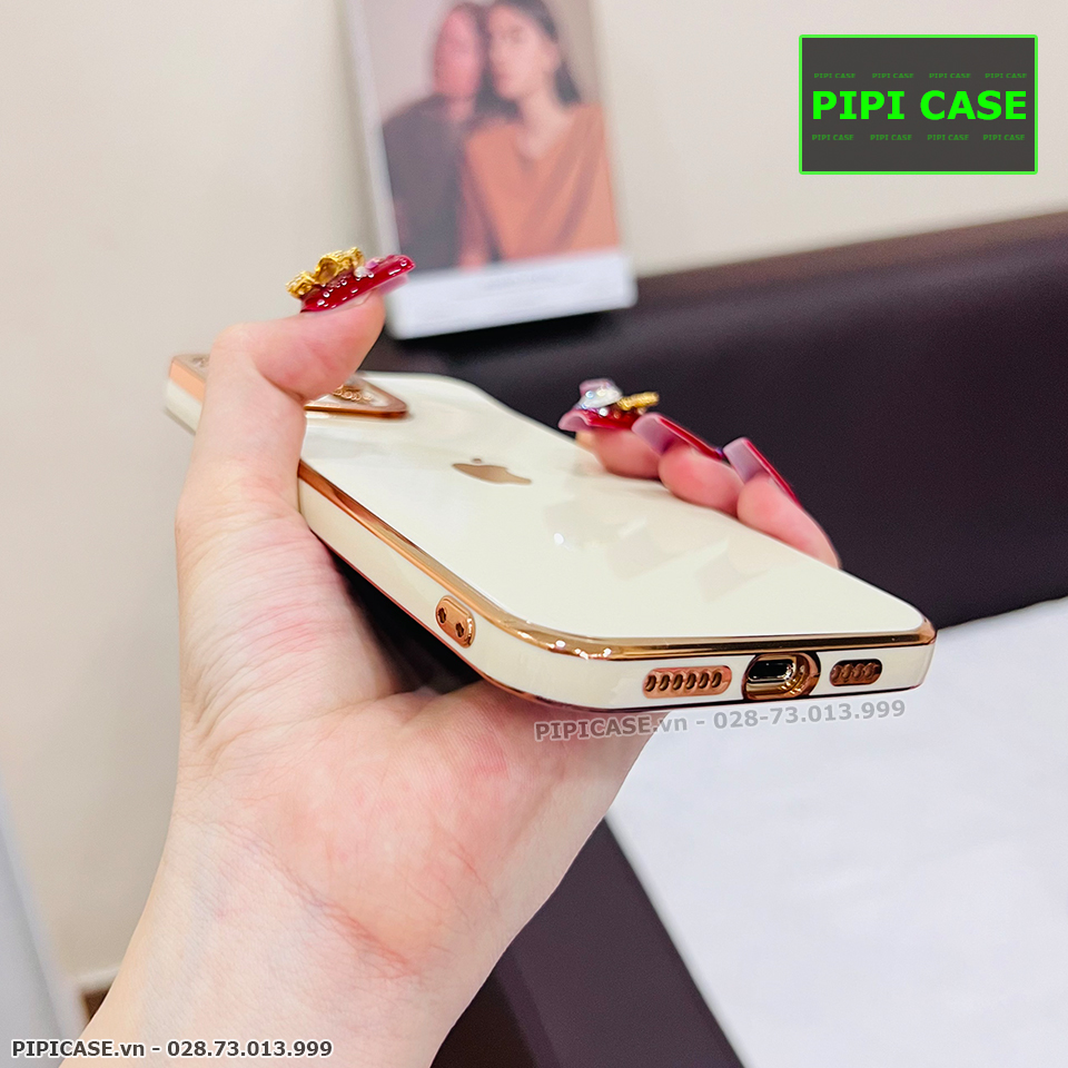 Ốp Lưng iPhone 13 Pro Max - Dylan - Kem