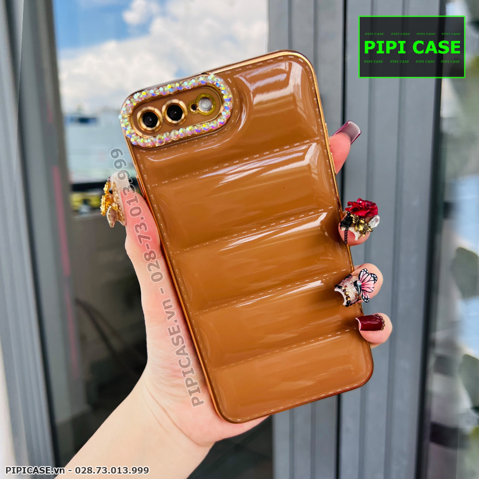 Ốp Lưng iPhone 7 Plus / 8 Plus - Yumi - Nâu