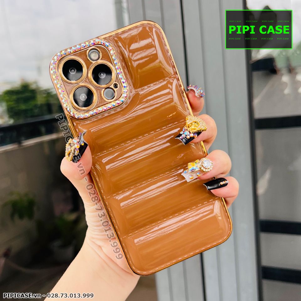 Ốp Lưng iPhone 13 Pro Max - Yumi - Nâu