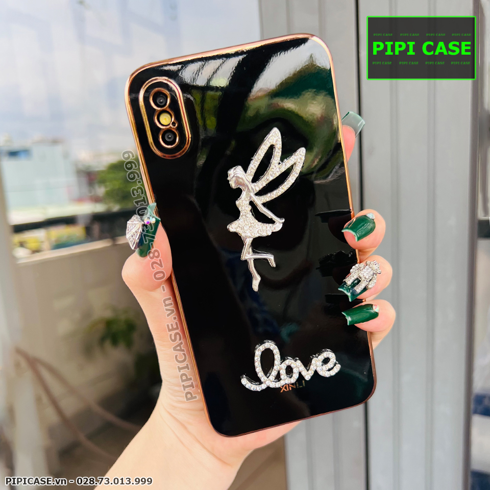 Ốp Lưng iPhone X / XS - Ellie - Đen
