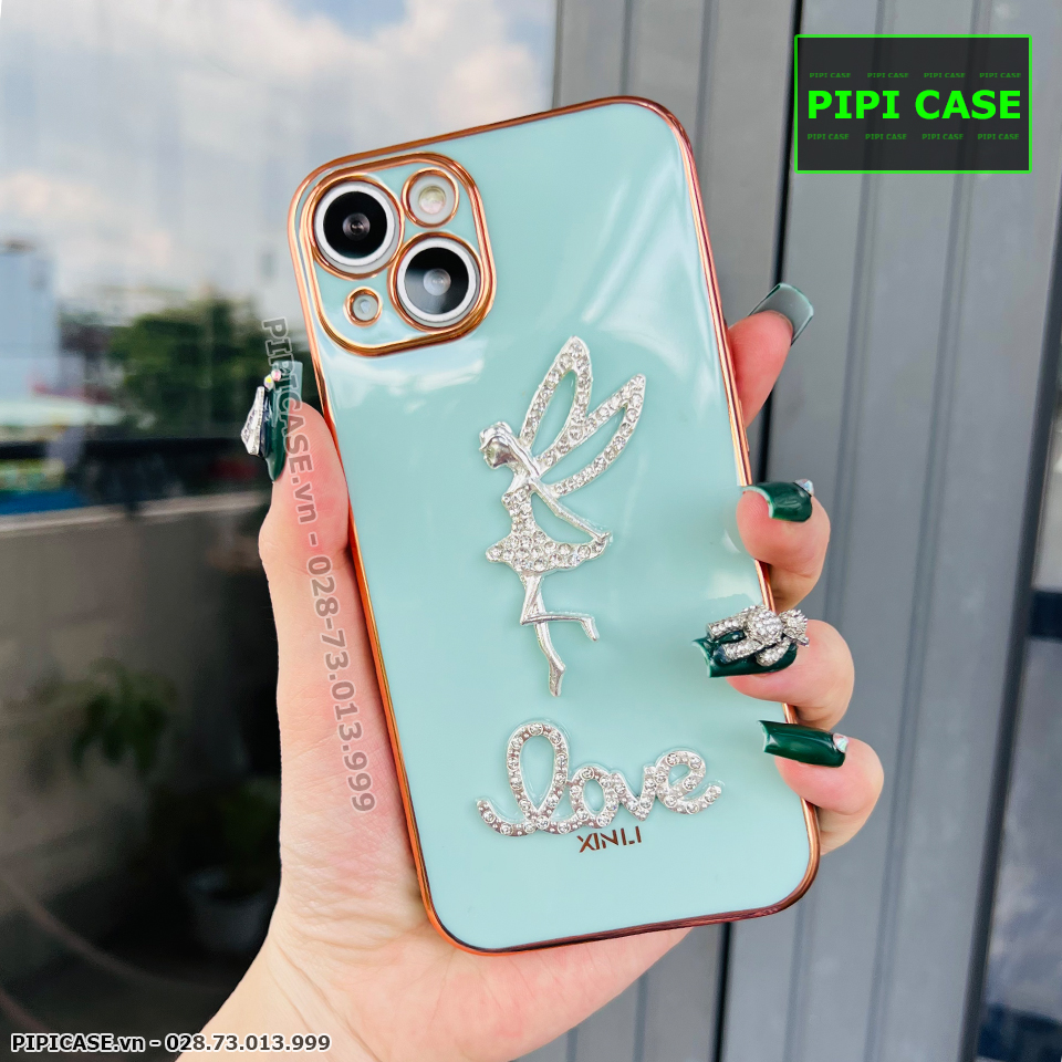 Ốp Lưng iPhone 13 - Ellie - Xanh Mint