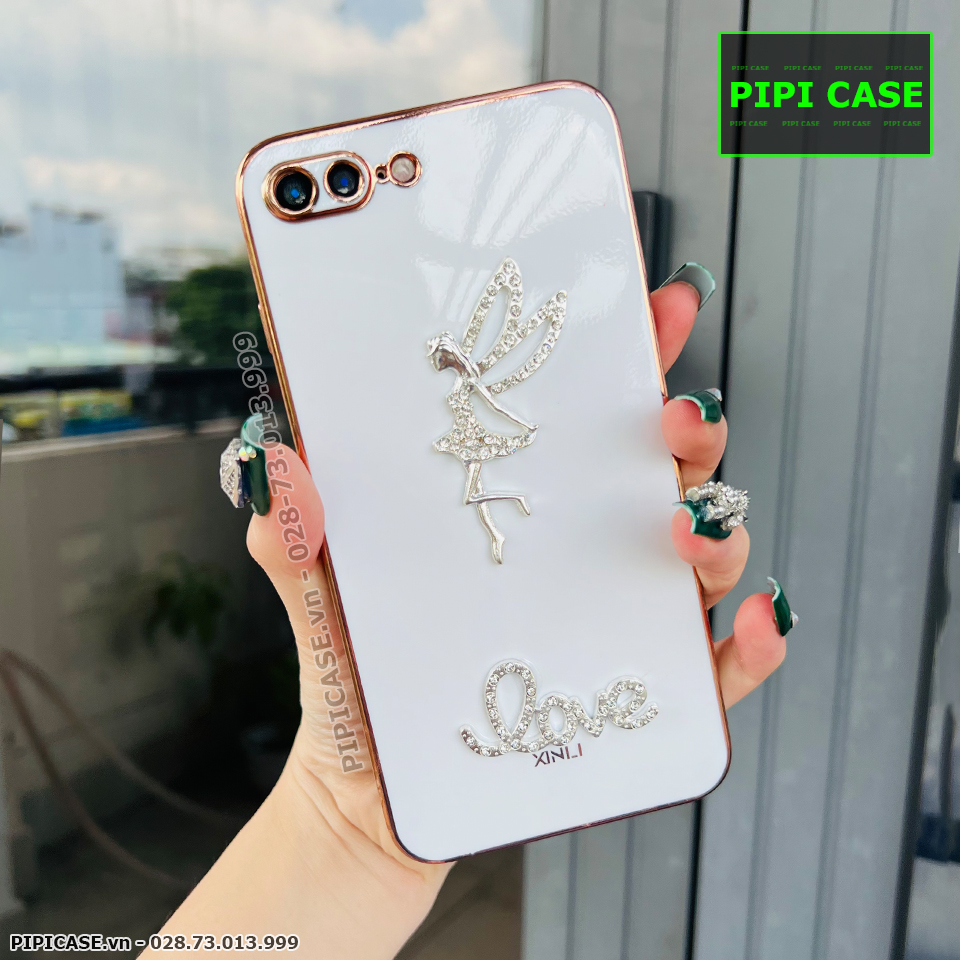 Ốp Lưng iPhone 7 Plus / 8 Plus - Ellie - Trắng