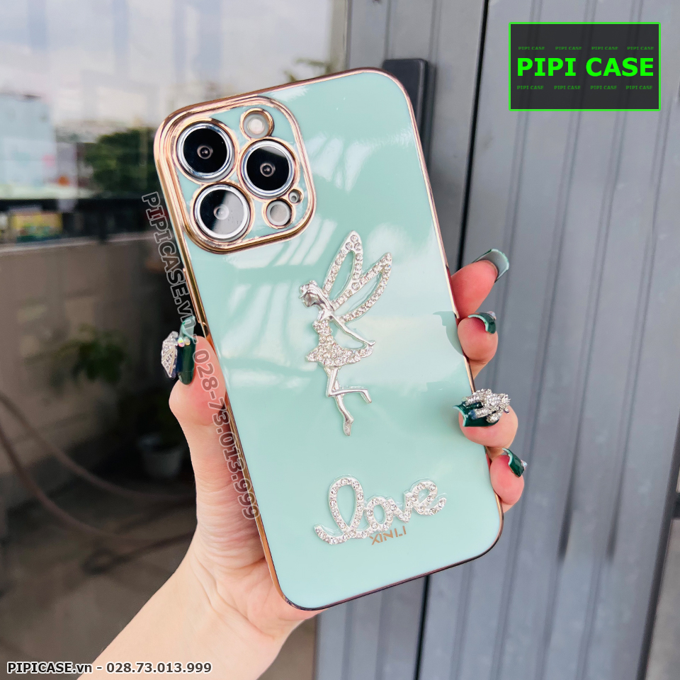Ốp Lưng iPhone 13 Pro - Ellie - Xanh Mint