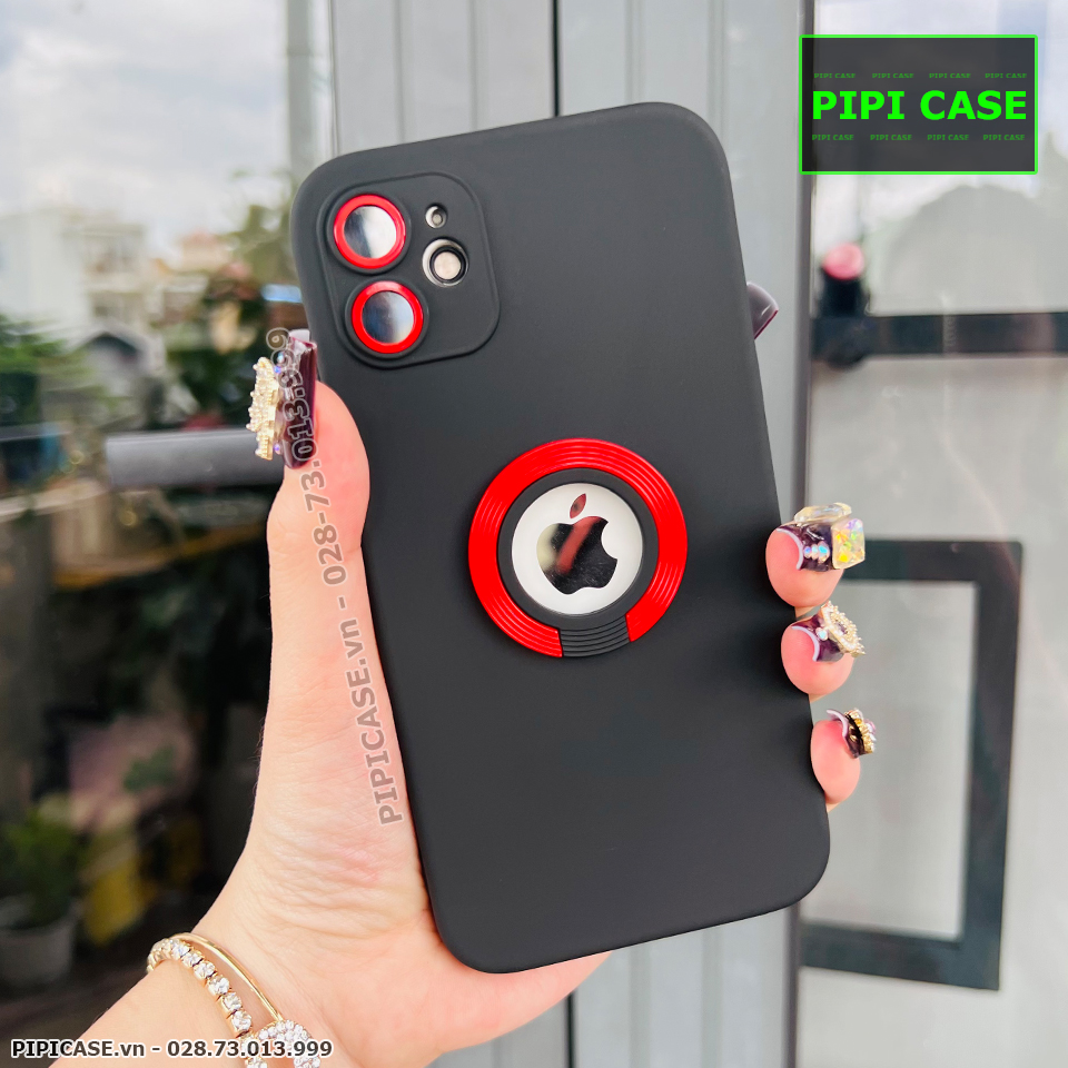 Ốp Lưng iPhone 12 - Kino - Đỏ Đen